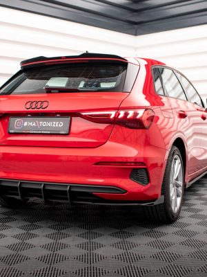 Audi A3 Sportback 8Y - Difusor STREET PRO + Splitters | AUA38YCNC-RS1B+RSF1G | Produto Maxton Design distribuído por Unicartuning.