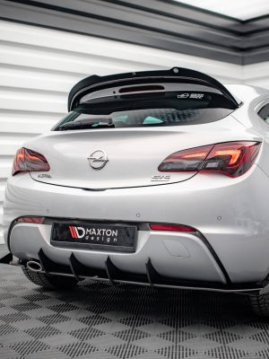 Opel Astra GTC OPC-line J - Difusor STREET PRO + Splitters | OPASJGTCOPCLINECNC-RS1B+BRBI+RSF1G | Produto Maxton Design distribuído por Unicartuning.