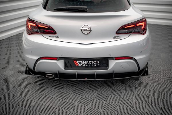 Opel Astra GTC OPC-line J - Difusor STREET PRO + Splitters | OPASJGTCOPCLINECNC-RS1B+BRBI+RSF1G | Produto Maxton Design distribuído por Unicartuning.