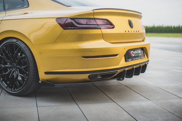 Volkswagen Arteon R-line - Difusor STREET PRO + Splitters | VWAR1RLINECNC-RS1B+RSF1G | Produto Maxton Design distribuído por Unicartuning.