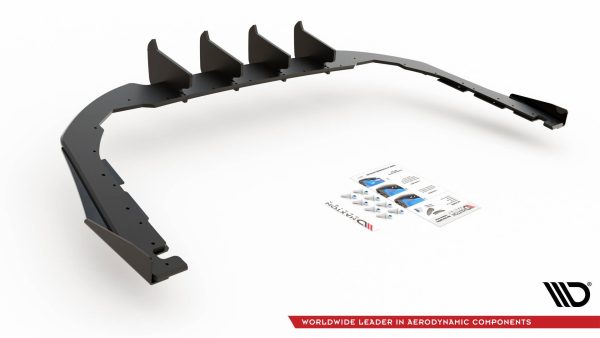 Volkswagen Arteon R-line - Difusor STREET PRO + Splitters | VWAR1RLINECNC-RS1BRB+RSF1G | Produto Maxton Design distribuído por Unicartuning.