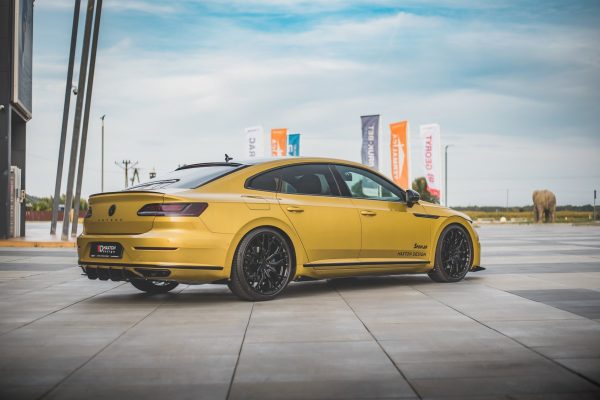 Volkswagen Arteon R-line - Difusor STREET PRO + Splitters | VWAR1RLINECNC-RS1BRB+RSF1G | Produto Maxton Design distribuído por Unicartuning.