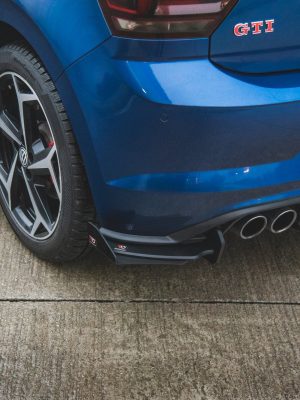 Volkswagen Polo GTI Mk6 - Difusor STREET PRO + Splitters | VWPO6GTICNC-RS3B+RSF1G | Produto Maxton Design distribuído por Unicartuning.