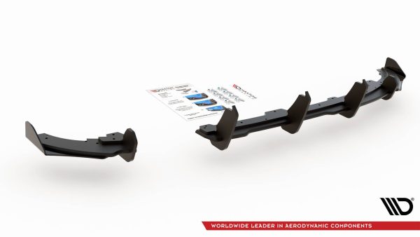 Volkswagen Polo GTI Mk6 - Difusor STREET PRO + Splitters | VWPO6GTICNC-RS3B+RSF1G | Produto Maxton Design distribuído por Unicartuning.