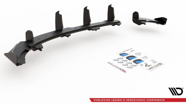 Volkswagen Polo GTI Mk6 - Difusor STREET PRO + Splitters | VWPO6GTICNC-RS3B+RSF1G | Produto Maxton Design distribuído por Unicartuning.