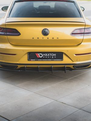 Volkswagen Arteon R-line - Difusor STREET PRO | VWAR1RLINECNC-RS1B+BRBI | Produto Maxton Design distribuído por Unicartuning.