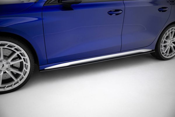 Audi A3 S-Line Sedan / S3 Sedan 8Y (facelift) - Lâminas para Embaladeiras STREET PRO | AUS38YFCNC-SD1B | Produto Maxton Design distribuído por Unicartuning.
