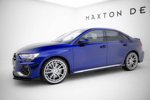 Audi A3 S-Line Sedan / S3 Sedan 8Y (facelift) - Lâminas para Embaladeiras STREET PRO + Splitters | AUS38YFCNC-SD1B+SF1G | Produto Maxton Design distribuído por Unicartuning. Audi A3 S-Line Sedan / S3 Sedan 8Y (facelift) - Lâminas para Embaladeiras STREET PRO + Splitters | AUS38YFCNC-SD1B+SF1G | Produto Maxton Design distribuído por Unicartuning.
