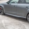 Audi RS3 8V Sportback - Lâminas para Embaladeiras STREET PRO + Splitters | AURS38VCNC-SD2BRB+SRF1G | Produto Maxton Design distribuído por Unicartuning.