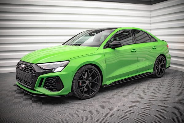 Audi RS3 Sedan 8Y - Lâminas para Embaladeiras STREET PRO + Splitters | AURS38YSCNC-SD1B+SF1G | Produto Maxton Design distribuído por Unicartuning.