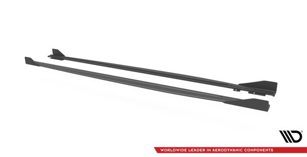 Audi RS3 Sportback 8Y - Lâminas para Embaladeiras STREET PRO + Splitters | AURS38YCNC-SD1BRB+SRF1G | Produto Maxton Design distribuído por Unicartuning.