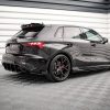 Audi RS3 Sportback 8Y - Lâminas para Embaladeiras STREET PRO + Splitters | AURS38YCNC-SD1BRB+SRF1G | Produto Maxton Design distribuído por Unicartuning.