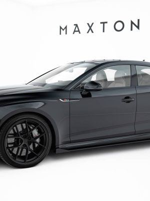 Audi RS5 Sportback F5 - Lâminas para Embaladeiras STREET PRO + Splitters | AURS52SBCNC-SD1BRB+SF1G | Produto Maxton Design distribuído por Unicartuning.