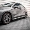 Audi S3 / A3 S-Line 8Y / 8Y (facelift) - Lâminas para Embaladeiras STREET PRO + Splitters | AUA38YSLINECNC-SD1BRB+SRF1G | Produto Maxton Design distribuído por Unicartuning.