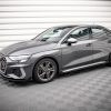 Audi S3 / A3 S-Line 8Y / 8Y (facelift) - Lâminas para Embaladeiras STREET PRO + Splitters | AUA38YSLINECNC-SD1BRB+SRF1G | Produto Maxton Design distribuído por Unicartuning.
