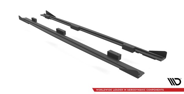 Audi S3 / A3 S-Line Sportback 8V (facelift) - Lâminas para Embaladeiras STREET PRO + Splitters | AUS33FSBCNC-SD1B+SF1G | Produto Maxton Design distribuído por Unicartuning.