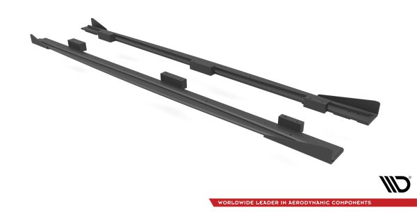 Audi S3 / A3 S-Line Sportback 8V (facelift) - Lâminas para Embaladeiras STREET PRO + Splitters | AUS33FSBCNC-SD1B+SF1G | Produto Maxton Design distribuído por Unicartuning.
