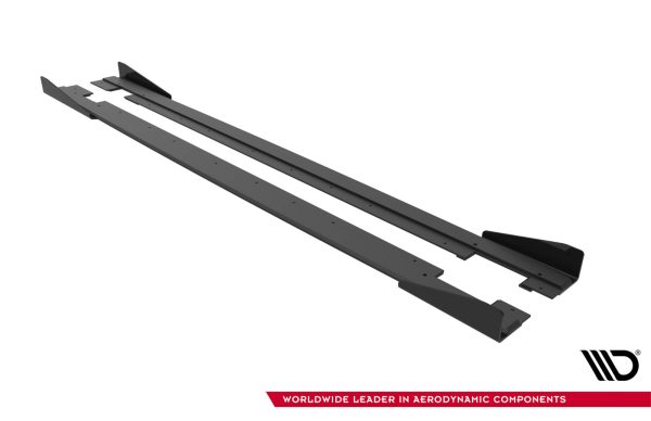 Audi TT S / TT S-Line 8j (facelift) - Lâminas para Embaladeiras STREET PRO + Splitters | AUTT2SLINECNC-SD1B+SF1G | Produto Maxton Design distribuído por Unicartuning.