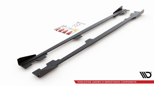 BMW 1 F21 M135i / M140i / Pack M - Lâminas para Embaladeiras STREET PRO + Splitters | BM1F20MCNC-SD1B+SRF1G | Produto Maxton Design distribuído por Unicartuning.