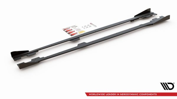 BMW 1 F21 M135i / M140i / Pack M - Lâminas para Embaladeiras STREET PRO + Splitters | BM1F20MCNC-SD1B+SRF1G | Produto Maxton Design distribuído por Unicartuning.