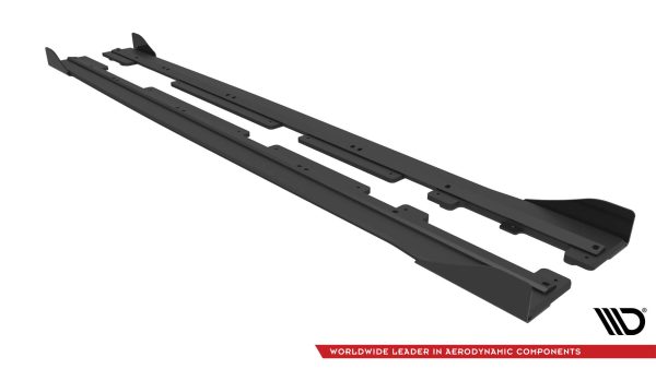 Ford Fiesta ST / ST-line Mk8 - Lâminas para Embaladeiras STREET PRO + Splitters | FOFI8STCNC-SD2B+SF1G | Produto Maxton Design distribuído por Unicartuning.