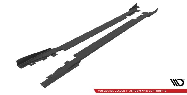 Ford Mondeo Sport Mk5 (facelift) / Fusion Sport Mk2 (facelift) - Lâminas para Embaladeiras STREET PRO + Splitters | FOMO5FSPORTCNC-SD1BRB+SF1G | Produto Maxton Design distribuído por Unicartuning.