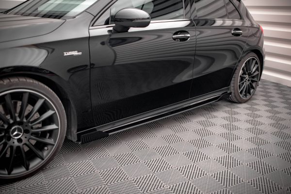 Mercedes-Benz A35 AMG / AMG-line Aero Pack W177 - Lâminas para Embaladeiras STREET PRO + Splitters | MEA17735CNC-SD1B+SF1G | Produto Maxton Design distribuído por Unicartuning. Mercedes-Benz A35 AMG / AMG-line Aero Pack W177 - Lâminas para Embaladeiras STREET PRO + Splitters | MEA17735CNC-SD1B+SF1G | Produto Maxton Design distribuído por Unicartuning.