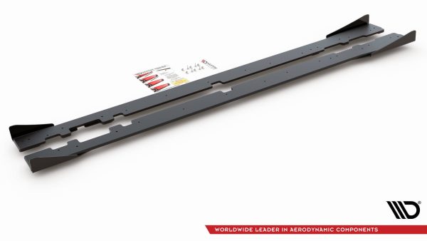Mercedes-AMG C43 Coupé C205 - Lâminas para Embaladeiras STREET PRO + Splitters | MEC20543AMGCNC-SD1B+SRF1G | Produto Maxton Design distribuído por Unicartuning.