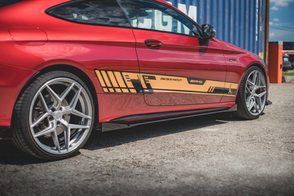 Mercedes-AMG C43 Coupé C205 - Lâminas para Embaladeiras STREET PRO + Splitters | MEC20543AMGCNC-SD1B+SRF1G | Produto Maxton Design distribuído por Unicartuning.