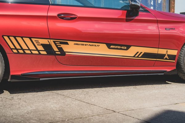 Mercedes-AMG C43 Coupé C205 - Lâminas para Embaladeiras STREET PRO + Splitters | MEC20543AMGCNC-SD1B+SRF1G | Produto Maxton Design distribuído por Unicartuning.