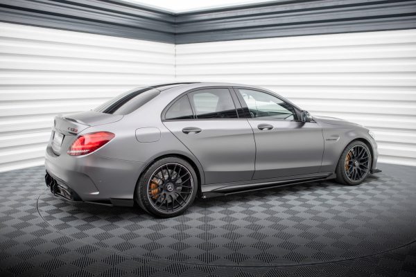 Mercedes-AMG C63 Sedan / Estate W205 (facelift) - Lâminas para Embaladeiras STREET PRO + Splitters | MEC205F63CNC-SD1B+SF1G | Produto Maxton Design distribuído por Unicartuning.
