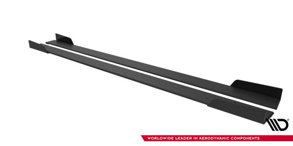 Mitsubishi Lancer Evo X - Lâminas para Embaladeiras STREET PRO + Splitters | MILA10EVOCNC-SD2BRB+SF1G | Produto Maxton Design distribuído por Unicartuning.