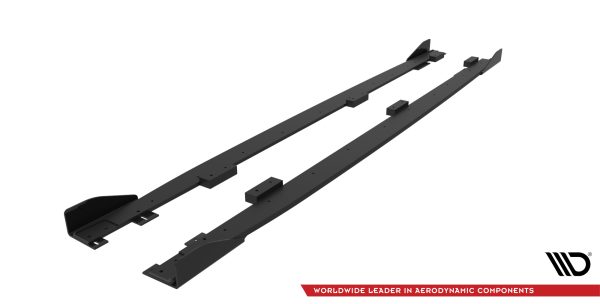 Peugeot 208 GT Mk2 - Lâminas para Embaladeiras STREET PRO + Splitters | PE2082GTCNC-SD1B+SF1G | Produto Maxton Design distribuído por Unicartuning.