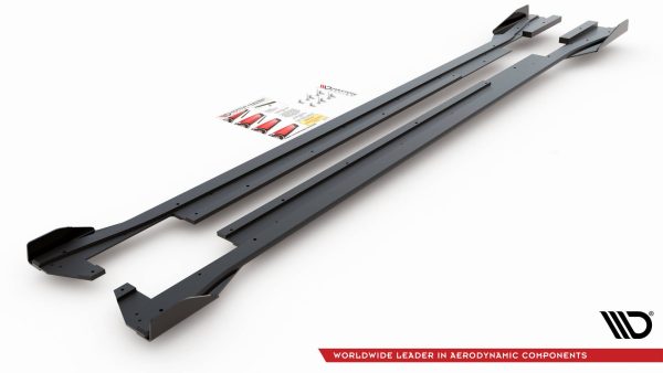 Volkswagen Arteon R-line - Lâminas para Embaladeiras STREET PRO + Splitters | VWAR1RLINECNC-SD1BRB+SF1G | Produto Maxton Design distribuído por Unicartuning.