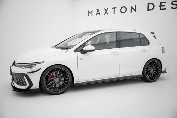 Volkswagen Golf GTI ClubSport Mk8 (facelift) - Lâminas para Embaladeiras STREET PRO + Splitters | VWGO8GTICNC-SD1B+SRF1G | Produto Maxton Design distribuído por Unicartuning. Volkswagen Golf GTI ClubSport Mk8 (facelift) - Lâminas para Embaladeiras STREET PRO + Splitters | VWGO8GTICNC-SD1B+SRF1G | Produto Maxton Design distribuído por Unicartuning.