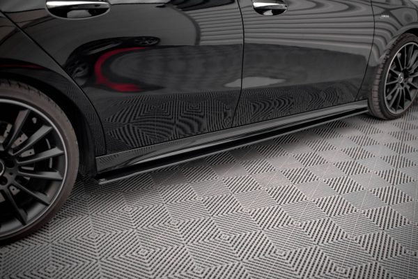 Mercedes-Benz A35 AMG / AMG-line Aero Pack W177 - Lâminas para Embaladeiras STREET PRO | MEA17735CNC-SD1BRB | Produto Maxton Design distribuído por Unicartuning.