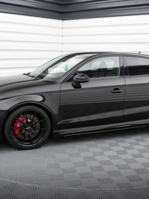 Audi RS3 Sedan 8V (facelift) - Lâminas para Embaladeiras STREET PRO V.1 + Splitters | AURS38VFSCNC-SD1B+SF1G | Produto Maxton Design distribuído por Unicartuning. Audi RS3 Sedan 8V (facelift) - Lâminas para Embaladeiras STREET PRO V.1 + Splitters | AURS38VFSCNC-SD1B+SF1G | Produto Maxton Design distribuído por Unicartuning.