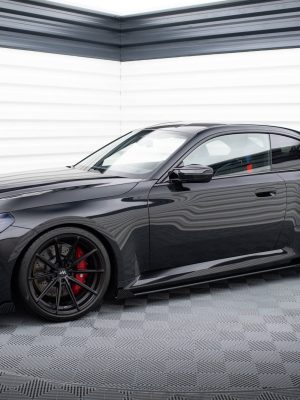 BMW M2 G87 - Lâminas para Embaladeiras STREET PRO V.1 + Splitters | BMM2G87CNC-SD1B+SF1G | Produto Maxton Design distribuído por Unicartuning.