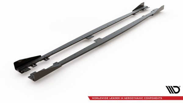 BMW 1 F20 M135i / M140i / Pack M - Lâminas para Embaladeiras STREET PRO V.2 + Splitters | BM1F20FMCNC-SD2B+SRF1G | Produto Maxton Design distribuído por Unicartuning.