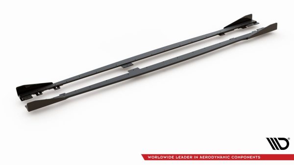 BMW 1 F20 M135i / M140i / Pack M - Lâminas para Embaladeiras STREET PRO V.2 + Splitters | BM1F20FMCNC-SD2BRB+SRF1G | Produto Maxton Design distribuído por Unicartuning.