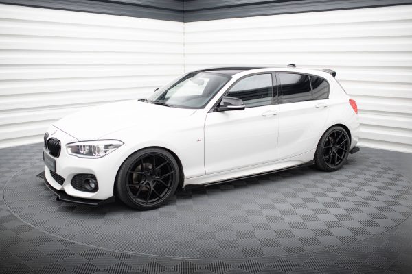 BMW 1 F20 M135i / M140i / Pack M - Lâminas para Embaladeiras STREET PRO V.2 + Splitters | BM1F20FMCNC-SD2BRB+SRF1G | Produto Maxton Design distribuído por Unicartuning.