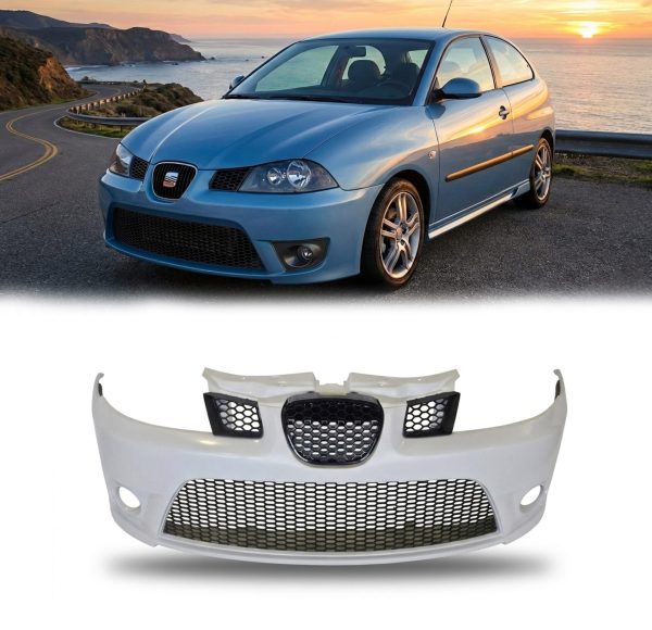 Seat Ibiza 6L (02-08) – Para-choques Frente Cupra (Boca Grande) PREMIUM (1)